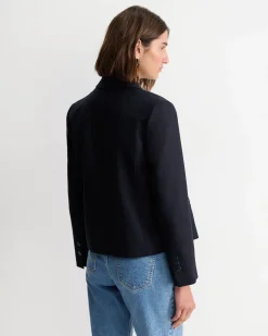 Best Sportscraft Wren Double Breasted Blazer in Navy