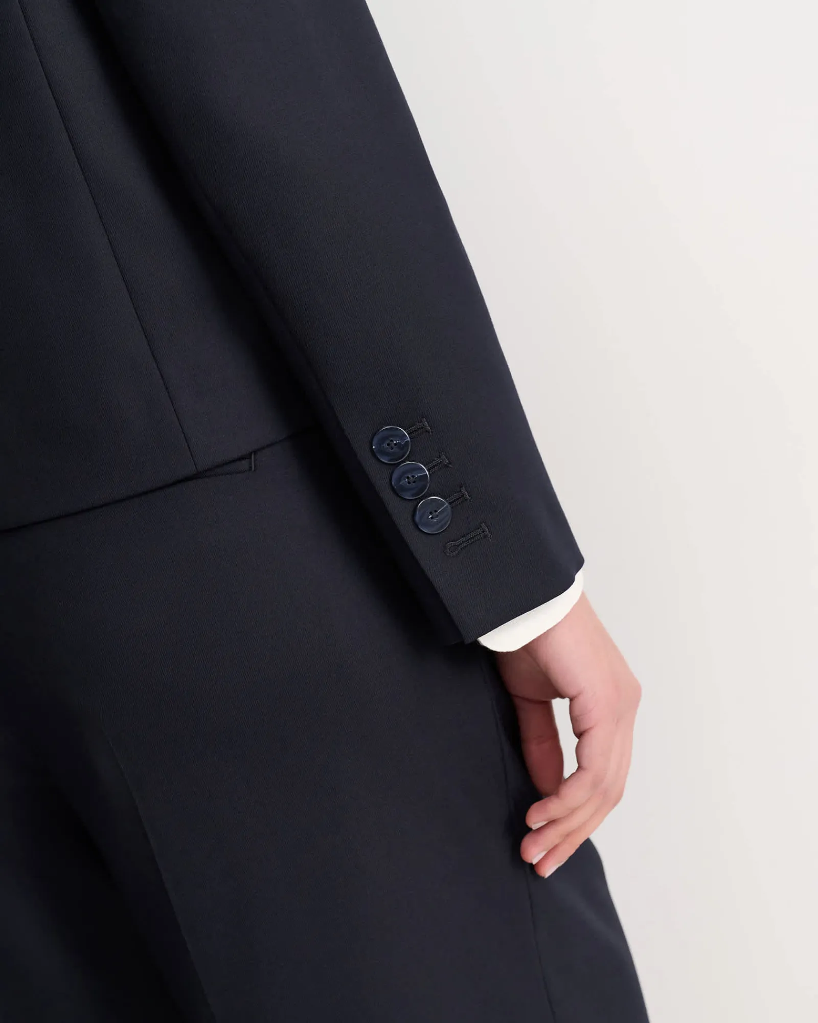 Best Sportscraft Wren Double Breasted Blazer in Navy