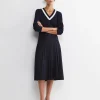 Sale Sportscraft Wren Pleated Midi Skirt in Navy