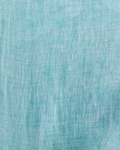 Discount Sportscraft Yard Dyed Linen Shirt in Teal