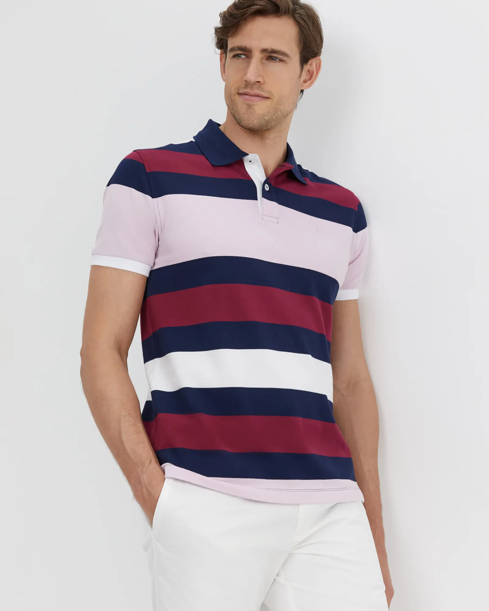 Best Sportscraft Yarra Polo in Pink Multi PinkMulti