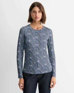 Fashion Sportscraft Zara Liberty Long Sleeve Magic Tee in Navy Multi NavyMulti