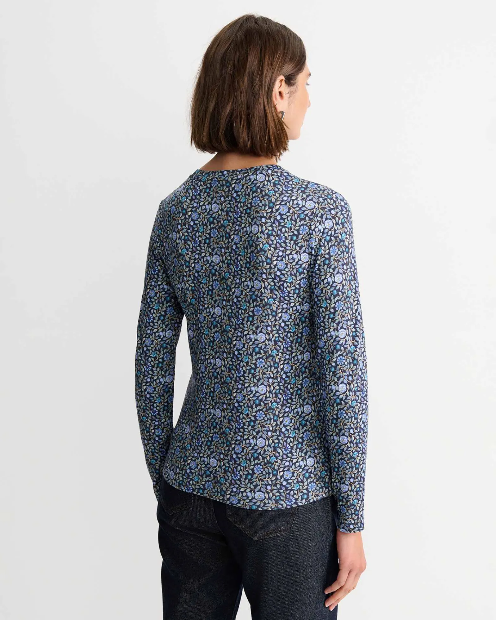 Fashion Sportscraft Zara Liberty Long Sleeve Magic Tee in Navy Multi NavyMulti